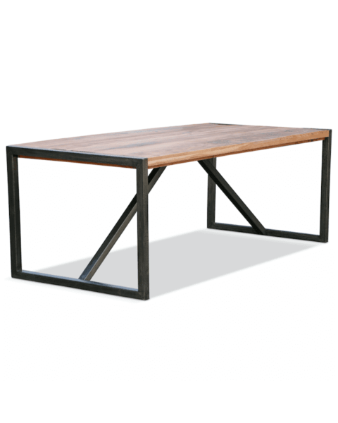 industriele acacia houten tafel