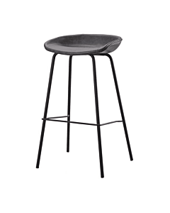 Moderne Design Barkruk Antraciet Celine